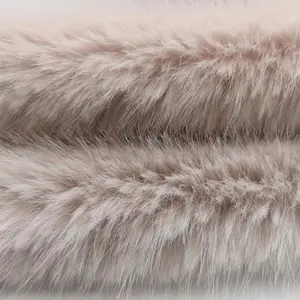 Hot Selling High Quality Solid Fox Faux Fur 1200g Fabric For Winter Woman Collar