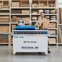 Machine de chantournage automatique haute vitesse pour panneaux de décoration intérieure sans peinture avec application de colle double face