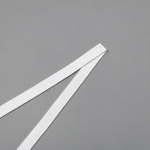 Ruban élastique blanc personnalisé pour lingerie, sangle en nylon, ruban uni, accessoires de soutien-gorge, sangle durable pour vêtements - Product Image 1