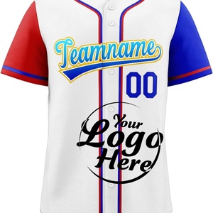 เสื้อเจอร์ซีย์บาสเก็ตบอล/เบสบอล แขนสั้น แบบยูนิเซ็กส์ สไตล์ฮิปสเตอร์ ปักลาย พิมพ์ลาย  ผ้าสแปนเด็กซ์/คอตตอน  รับสั่งทำพิเศษ - Product Image 6