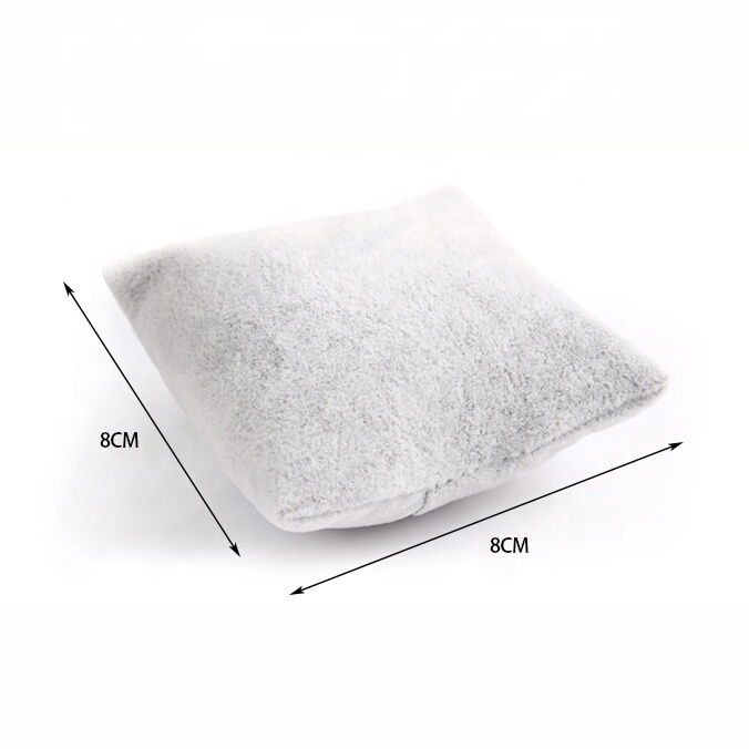 Серый часы Бархатная подушка