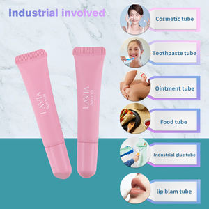 Tube Kosmetik Plastik Custom 5ml 10ml Warna Pink, Tube Lip Gloss Kosong, Kemasan Kosmetik Custom Logo, Wadah Tube Lipgloss Plastik - Product Image 3