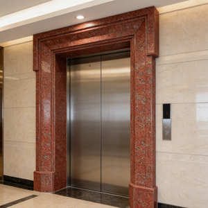 Loseta de Granito Rojo Indio Natural Pulido de Primera Calidad, Corte a Medida, Garantía de 1 Año para Uso en Exteriores, Diseño Gráfico - Product Image 5