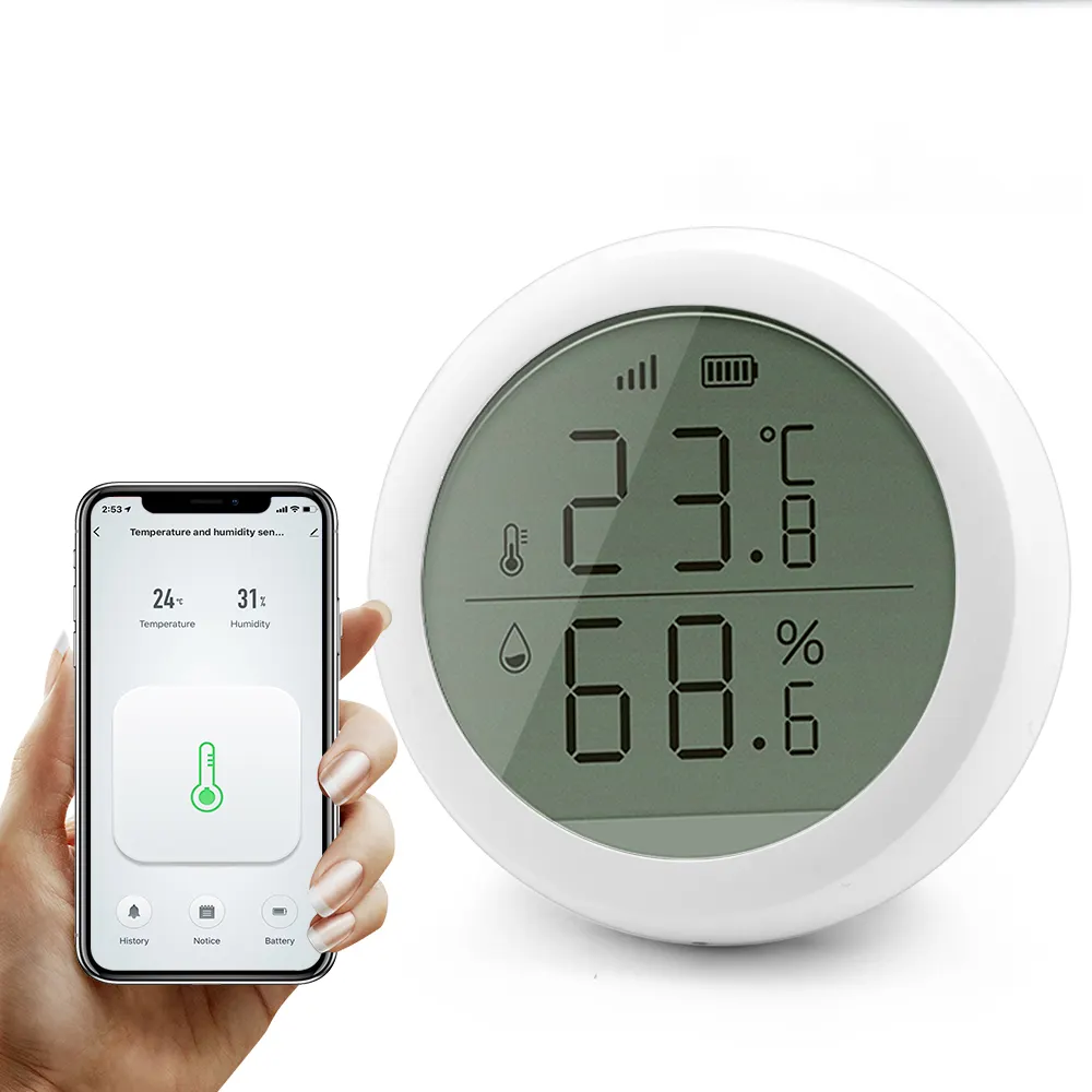 Tuya ZigBee — détecteur intelligent sans fil pour la maison, capteur de température et d'humidité pour la <span class=keywords><strong>santé</strong></span> des bébés