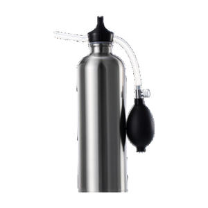 Purificateur d'eau portable Jingyi 500 ml, filtre manuel, bouteille en acier inoxydable pour le camping, la randonnée et la survie - Product Image 1