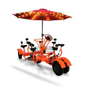 2024 7 places de luxe à quatre roues Mini bus touristique voiture touristique Touré voiture rue légale pour terrains de jeux et sites pittoresques - Product Image 1