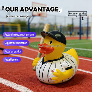 Paperella di Gomma 8cm con Suono, Galleggiante in PVC, Giocattolo da Bagno Colorato, Logo Personalizzato, EN71/ASTM, OEM/ODM, Vendita Diretta dalla Fabbrica, Ingrosso - Product Image 3