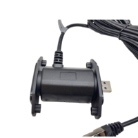 Adaptor USB 2.0 Tipe A Male ke Female satu bagian dengan Kabel RJ45 untuk Peralatan Transfer Data Inverter Surya PV