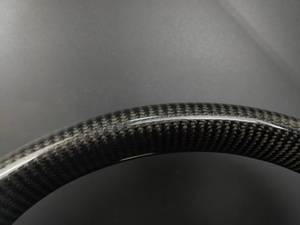 Cuero de Fibra de Carbono para Volante, Botón de Encendido/Apagado, Selector de Conducción para <span class=keywords><strong>Audi</strong></span> A3/A4/A6 RS/S/A Series, Completamente Perforado - Product Image 2