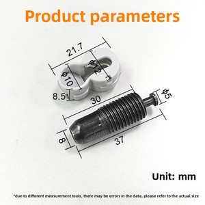 Conector de Plástico Invisible Oculto para Muebles de Armario, Accesorio de Muebles de Armario Laminado Elástico Dos en Uno, Venta al por Mayor - Product Image 2