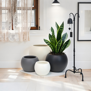 Macetas <span class=keywords><strong>de</strong></span> plástico para interior/exterior <span class=keywords><strong>de</strong></span> 8,66/10,63/12,99/16,93 <span class=keywords><strong>pulgadas</strong></span>, <span class=keywords><strong>maceta</strong></span> duradera y resistente a los rayos UV, macetas <span class=keywords><strong>de</strong></span> PE moldeadas por soplado - Product Image 2