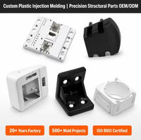 Fabricante de Moldes de Inyección de Plástico y Piezas Personalizadas HCS, Certificado ISO 9001, Tolerancia de Precisión +/-0.05mm