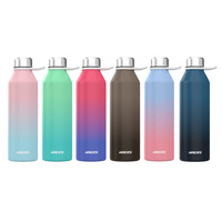 Bouteille isotherme personnalisée avec logo, gourde sport, bouteille à cola isolée en acier inoxydable