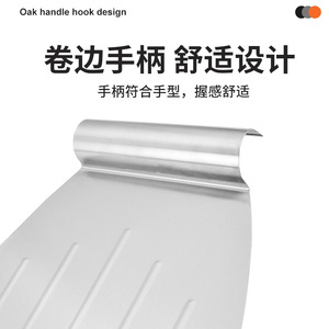European Style Bread Spatula 10 Inch Stainless Steel Round Pizza Tool With Rolled Edge Handle For Cake Transfer - Product Image 2