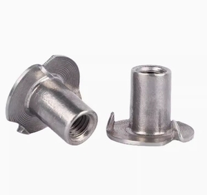 3/8 5/16 Stainless Steel <strong>T</strong>-nut Wood <strong>Thread</strong> <strong>Insert</strong> M4 <strong>M5</strong> M6 Stainless Steel Slot Drop in <strong>T</strong> Nut and Carbon Steel Tee Nut - Product Image 4