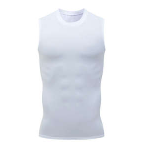 Chaleco Deportivo para Hombre, Talla Grande, para Baloncesto y Fitness, Ligero, Informal, Sin Costuras, de Color Sólido, Compresión, Sin Mangas, Secado Rápido - Product Image 5