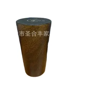 Wholesale Brown Furniture Legs Wood Material For Sofa Stands With Stylish Gold Base Factory Direct