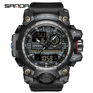 Montre pour homme SANDA 3133 Boy <span class=keywords><strong>G</strong></span> Style, nouvelle montre sport à quartz pour homme, étanche 50 m, résistante aux chocs, avec grand affichage numérique - Product Image 1