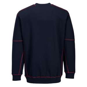 PORTWEST - B318NREXXL Essential sudadera azul marino/rojo de dos tonos-EAN 5036108359400 WORK HOODIES - Product Image 2