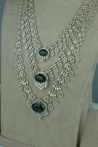 สร้อยคอเพชรทรงวงรีสังเคราะห์ที่ปลูกในห้องปฏิบัติการได้รับการรับรองจากทองคำ/กุหลาบทอง/เงินตัวเลือกของ IGI - Product Image 5