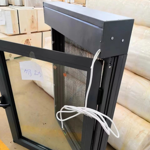 As2047 nhà sản xuất thông minh ngoài trời con lăn bão cửa chớp chống nắng nhôm cuộn lên bên ngoài cửa chớp bão cho Windows - Product Image 1