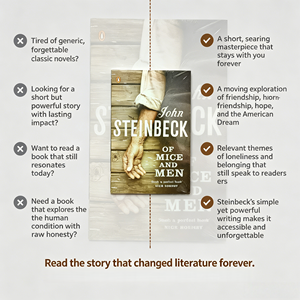 De <span class=keywords><strong>Ratones</strong></span> <span class=keywords><strong>y</strong></span> <span class=keywords><strong>Hombres</strong></span> de John Steinbeck - una Novela Literaria Americana Clásica - Product Image 5
