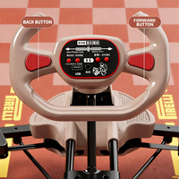Go Kart Eléctrico con Control Remoto para Niños, Cuatro Ruedas, Luces LED, Música, para Exteriores, Certificado CE, Velocidad Máxima de 8 KM/H, Carga de 90 KG