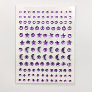 Moda tatuaje <span class=keywords><strong>temporal</strong></span> pegatina música Festival cara joyas maquillaje diamantes de imitación piedra accesorios para fiesta - Product Image 5