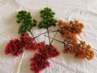 Aiguilles et branches de pin artificielles effet naturel, 45 têtes, décoration florale végétale verte, en promotion