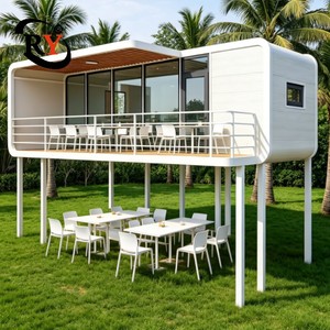 Cabina Prefabbricata Modulare a Montaggio Rapido per Glamping, Stile Apple, Anti-Insetto, per Giardini e Aree Verdi, con Supporto per Chiusura in Lega per un Riposo Confortevole - Product Image 2