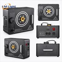 Machine à fumée verticale LM Factory DMX/contrôle à distance avec lumière LED 1200W pour scène, DJ, événement, mariage, fête