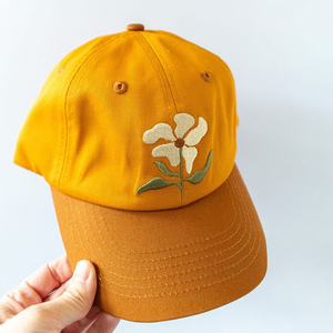 Gorra de béisbol naranja Katoenen de 6 paneles <span class=keywords><strong>Met</strong></span> Hoge Krimp Sport En Formeel Logo <span class=keywords><strong>Met</strong></span> Eenvoudige Bloemenembroidering - Product Image 3
