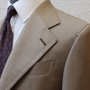CMT Costume complet en toile entièrement fait à la main Costumes sur mesure Costumes personnalisés Ensemble de costume italien pour homme sur mesure avec double couture à la main - Product Image 2