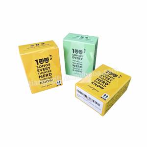 Juego de 100 Tarjetas Personalizadas con Caja de Papel para Preguntas de TV y Respuestas - Product Image 5