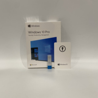 Windows 10 Pro USB en Caja con Tarjeta Pequeña, Activación 100% Online, Licencia de Windows 10 Pro, 6 Meses de Garantía