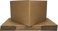 Für den Alltag: Quadratische Umzugskartons zum Verpacken und Versenden, große Größe 20" x 20" x 15", braun, 6er-Pack, hergestellt in China
