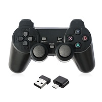 Mando Inalámbrico Gamgaga de 2.4Ghz con Joystick ABS para PC, PS2/Android TV Box y Teléfono - Negro