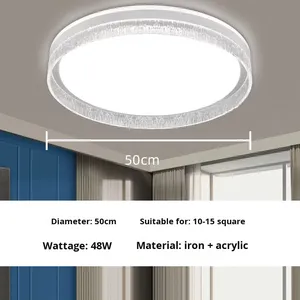 <span class=keywords><strong>2025</strong></span> Mới Bắc Âu Hiện Đại Tối Giản Thời Trang Ánh Sáng Trần Ánh Sáng Cho Phòng Ngủ Và Phòng Khách - Product Image 3