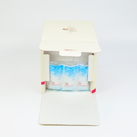 Boîte à gâteau en gros avec verrouillage automatique, impression personnalisée du logo de la marque, montage facile pour usage quotidien en pâtisserie