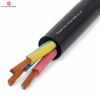 Kabel Karet Fleksibel Tugas Berat YC 450/750V Inti Tembaga Berselubung Standar IEC Industri
