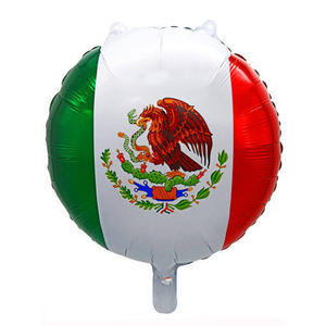 Décorations de fête du Jour de l'Indépendance du Mexique, ballons en feuille d'aluminium <span class=keywords><strong>Viva</strong></span> Mexico pour <span class=keywords><strong>la</strong></span> fête d'anniversaire sur le thème du Jour de l'Indépendance - Product Image 3