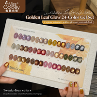 Missgooey Hema Tpo Free 24 Couleurs Automne/Hiver Kit de Vernis Gel Pailleté Effet Œil de Chat Vente en Gros OEM/ODM Usine