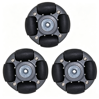 Un ensemble de roues omnidirectionnelles de 48 mm 14113 pour Lego Nxt et moteur servo