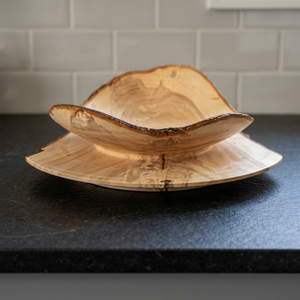 Última Novedad: Cuenco de Madera de Acacia Pulida Estilo Vintage para Servir Alimentos, Diseño Personalizado, Ecológico, 0.4kg, Ideal para Fiestas - Product Image 2