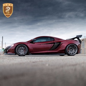 Adatto per McLaren 650s Upgrade to LB Kit paraurti per auto in fibra di vetro produttori di minigonne laterali parafanghi largo Kit carrozzeria per auto - Product Image 3