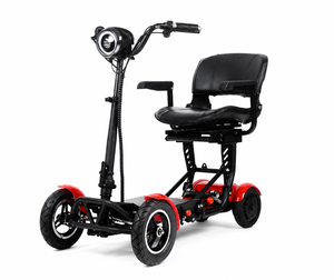 Trottinette électrique pliable à quatre roues, double moteur 250W, 3 vitesses réglables, véhicule léger <span class=keywords><strong>pour</strong></span> la mobilité, trottinette portable <span class=keywords><strong>pour</strong></span> adultes - Product Image 1