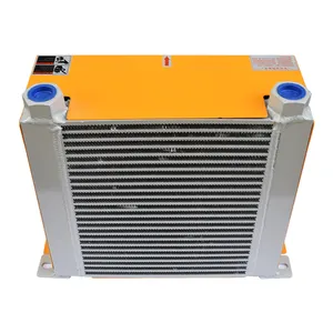 CRH AH1012 Construction machinery Aluminum Alloy Radiator Air Cooled Oil Cooler Plate Fin Heat Exchanger