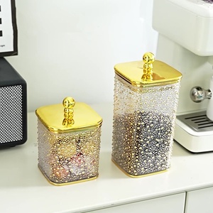 Mini Azucarero de Vidrio Transparente con Diseño Dividido, Hecho a Mano, para Dulces, Juguetes, Apto para <span class=keywords><strong>Microondas</strong></span>, para Cocina, Fiestas, Funcional - Product Image 3