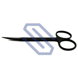 <span class=keywords><strong>Iris</strong></span> Kéo Cong 11.5Cm <span class=keywords><strong>Micro</strong></span> Răng Cưa Phẫu Thuật Nhãn Khoa Cụ Đen Thép Không Gỉ - Product Image 2