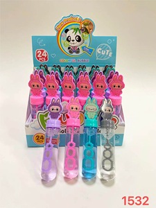 Varitas de burbujas de 15 CM de Demon Hunter <span class=keywords><strong>Witch</strong></span> Girl, 24 unidades, varitas de burbujas creativas, recuerdos para fiestas, juguete para hacer burbujas al aire libre para niños - Product Image 2